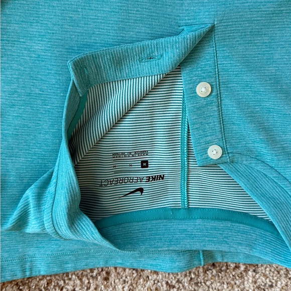 Nike Men's Aqua Polo Shirt NWOT - Picture 4 of 6
